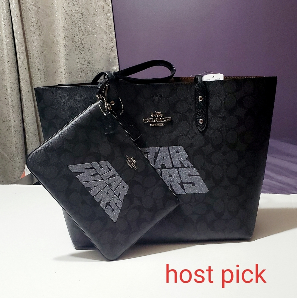 2pcs Coach x Star Wars Town Tote and Wristlet Set